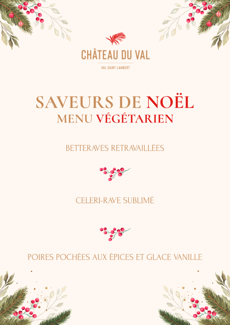 menu noël végé